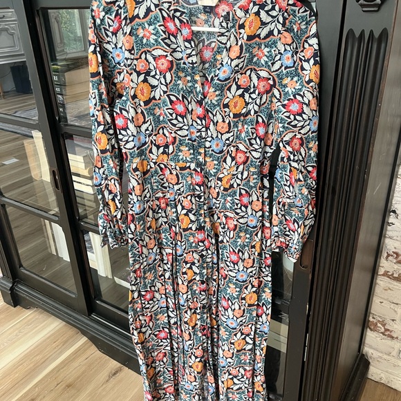 Universal Thread Vibrant Floral Long Sleeve Dress - Picture 1 of 9